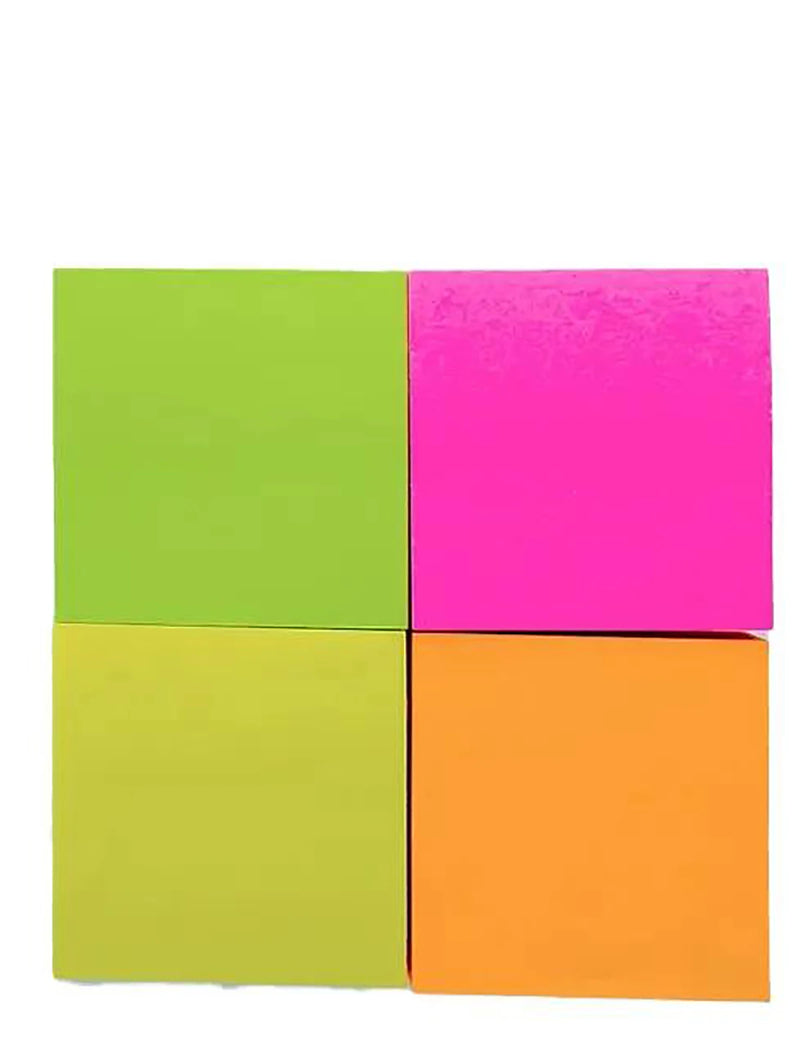 Bloco de Notas Post It Auto Adesivo Cubo Colorido 400 Folhas