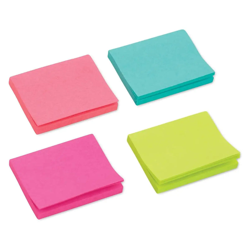 Bloco de Notas Post It Auto Adesivo Cubo Colorido 400 Folhas