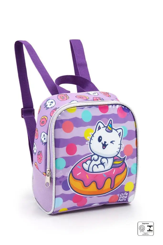 Kit mochila de rodinhas infantil feminina