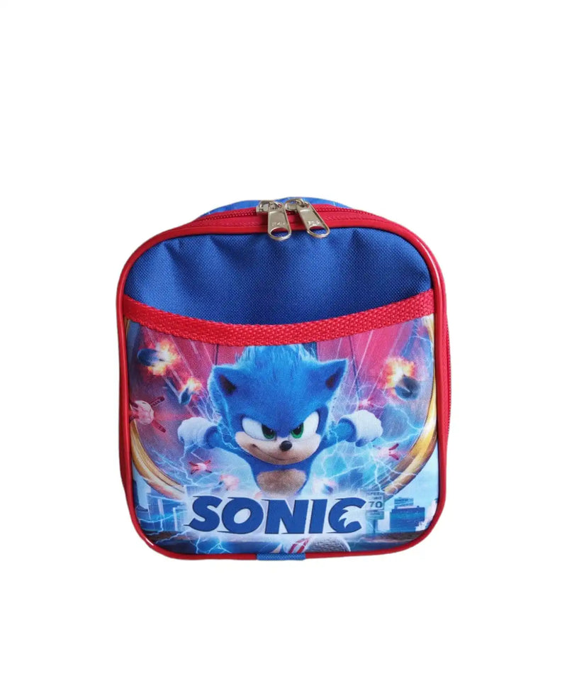 Kit mochila de rodinhas Sonic