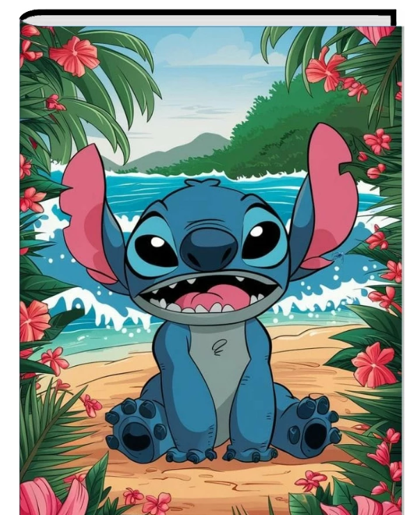 Caderno Lilo Stitch Brochura Grande Escolar